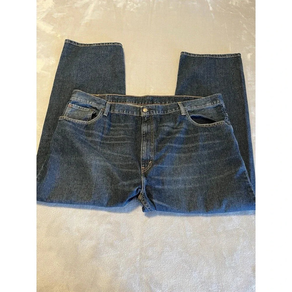 Levi’s 559 Jeans Men’s‎ 46 X 30 Blue Dark Wash Straight Leg - Picture 2 of 8